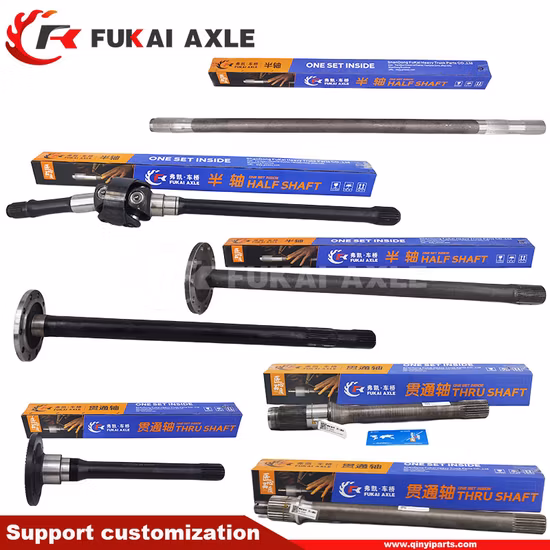 Customized High Precision Spare Parts Auto/Truck/Drive/Gear/Spline/Propeller/Half/Sleeve/Machinery/Sliding/Transmission Axle Shaft 42CrMo 20crmoti